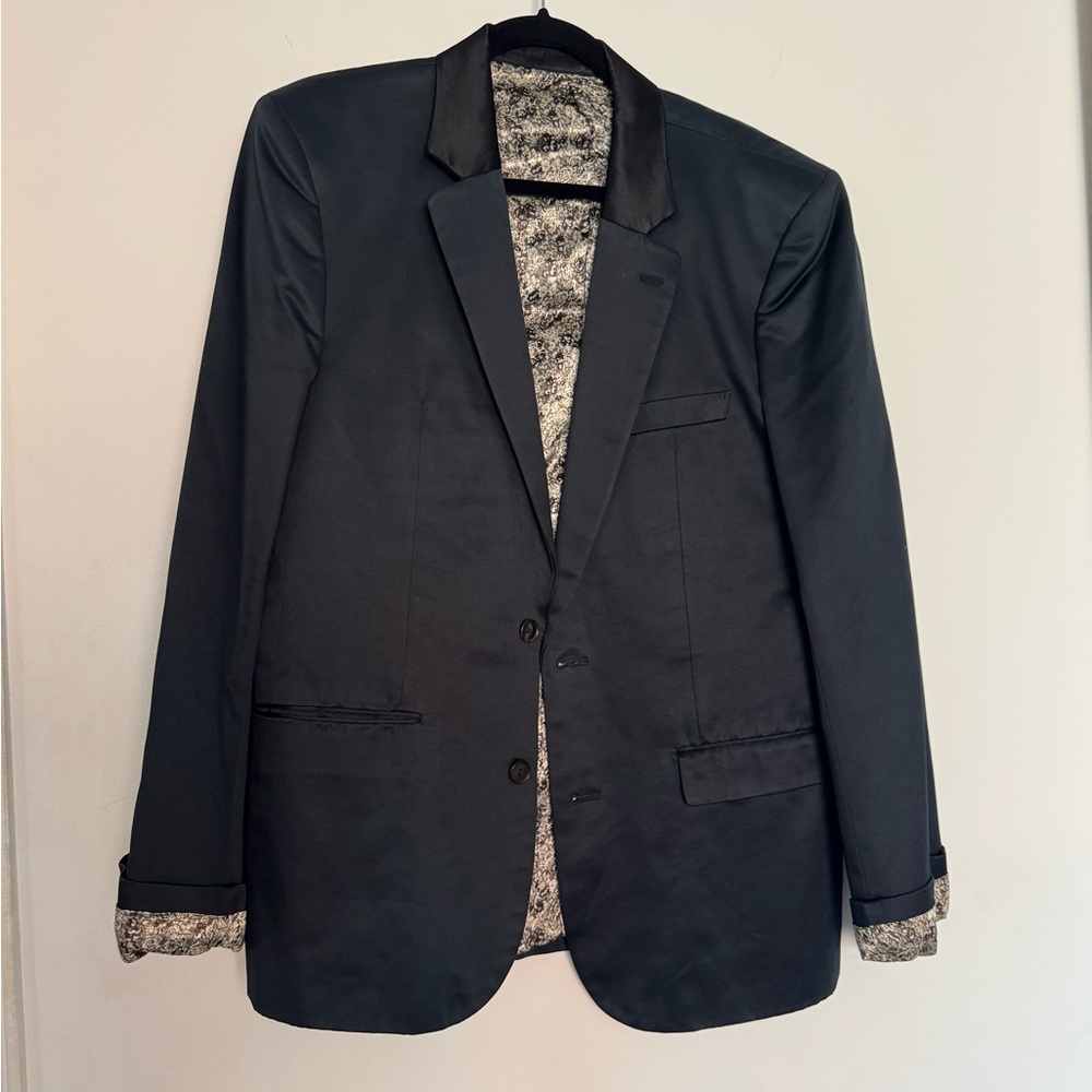 Number (N)ine SS02 “Modern Age” Patchwork Classic Black Men's Blazer